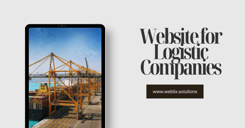 Website for Logistic Companies